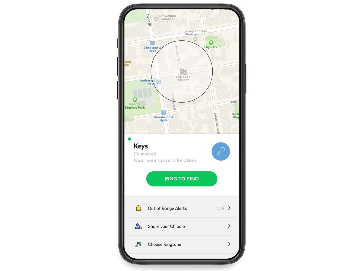 CHIPOLO ONE CH-C19M-GN-R Schlüsselfinder, grün (3830059103196)