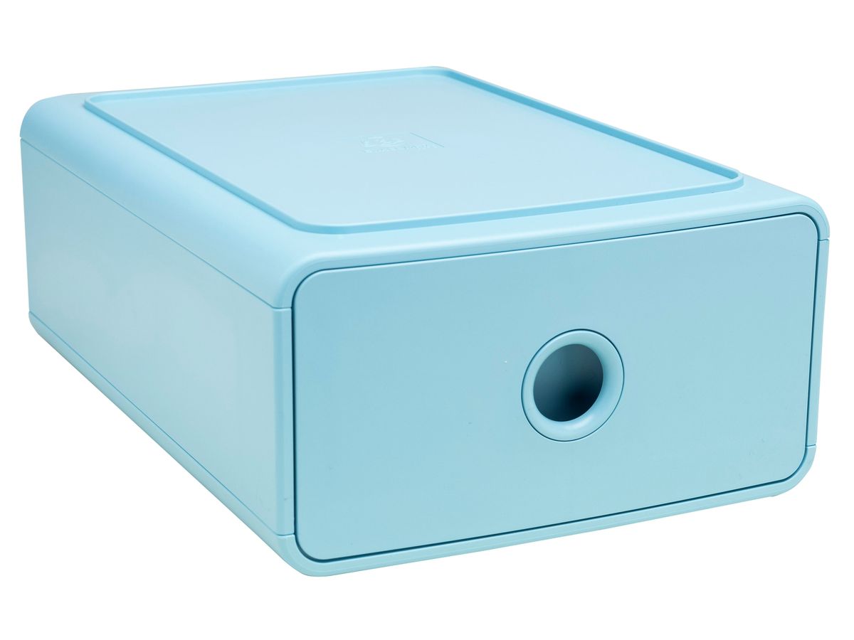 EXACOMPTA Schubladenbox SKANDI A5+ 315433D Tiny Box, 1 Schubl. frostblau (9002493715431)