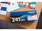 BROTHER Toner Multipack CMY TN-241CMY HL-3140/3170 1400 Seiten (4977766812832)