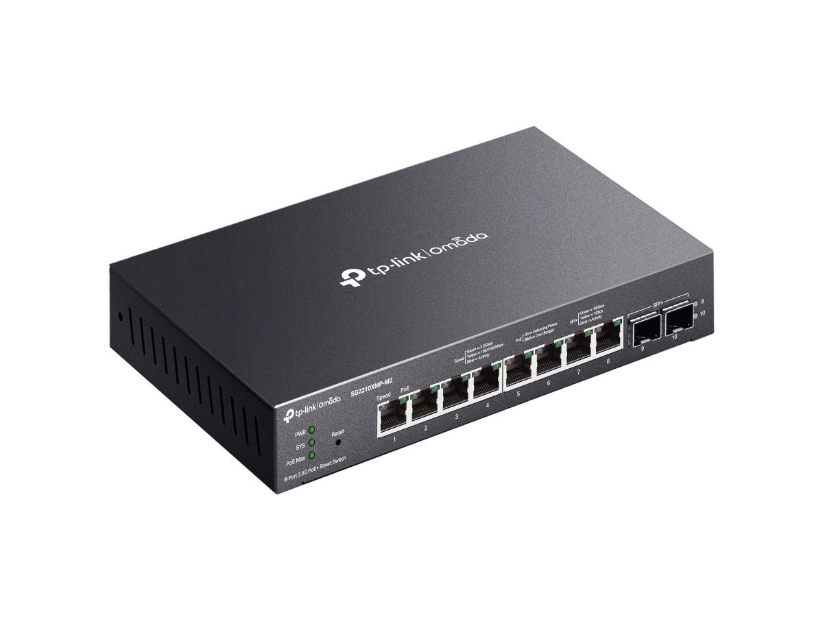 TP-LINK Omada 8-Port 2.5GBASE-T SG2210XMP-M2 Omada (4895252504774)