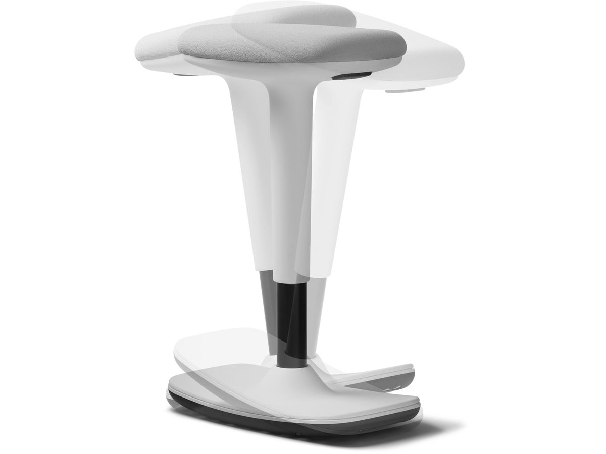 TRENDOFFICE Sgabello TO-SWIFT 9299_KVW bianco (0762743313976)