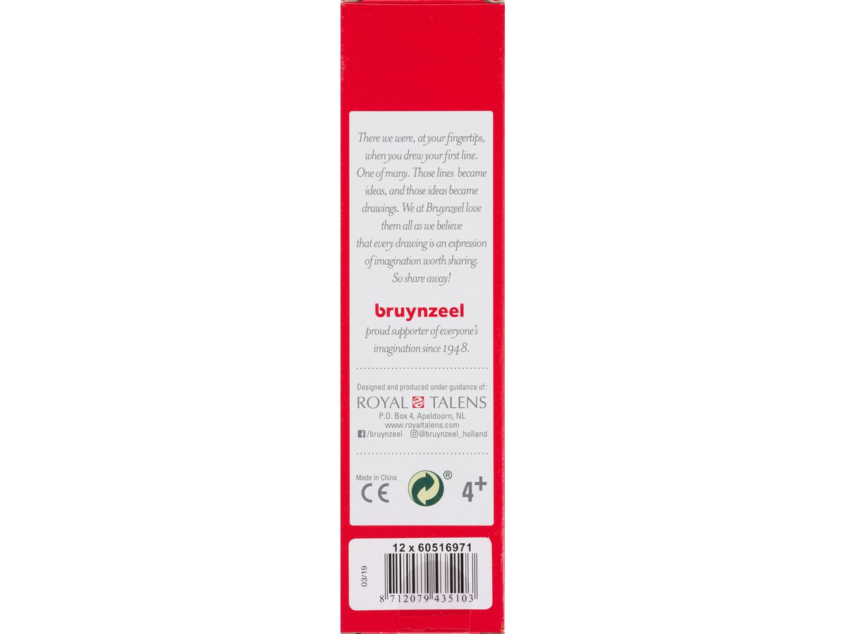 BRUYNZEEL Schulfarbstift Super 3.3mm 60516971 pink (8712079434885)