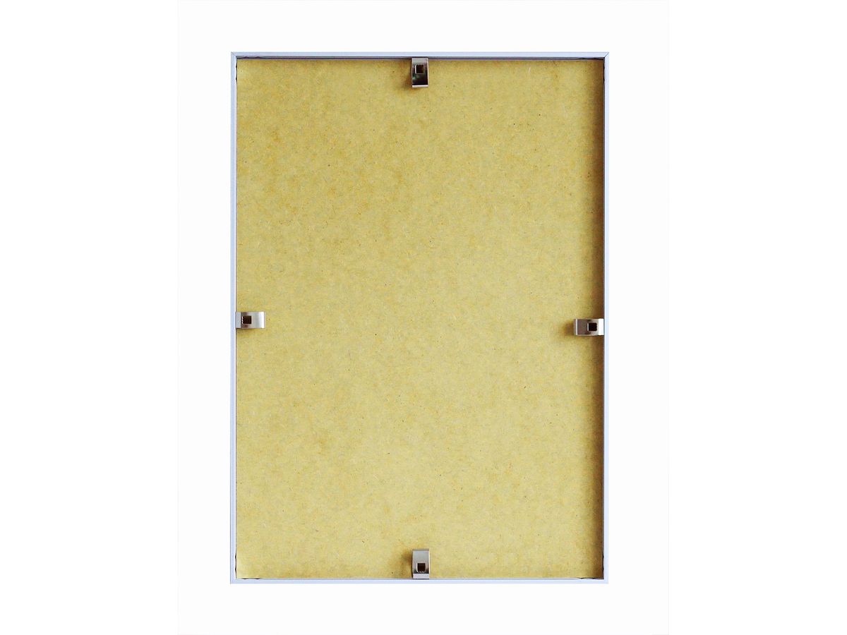 DEBEX Wechselrahmen 50x70cm 726001500700 Kunstglas, silber (7611195243290)