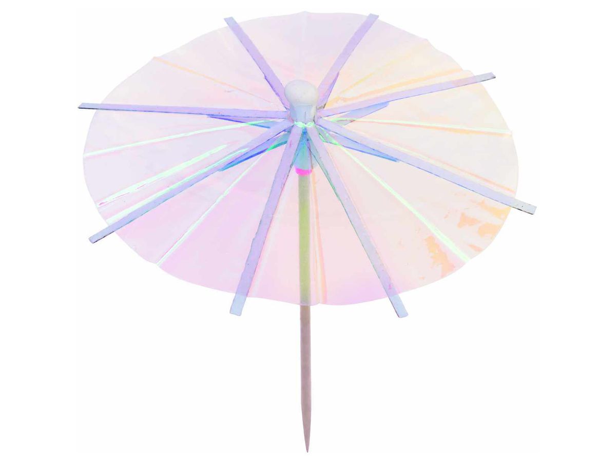 RICO DESIGN Ombrellini deco. 8.3x10cm 81004.00.17 trasparente 12 pezzi (4051271193317)