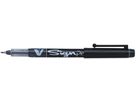 PILOT V-Sign Pen 0,6mm SW-VSP-B schwarz (4902505134654)