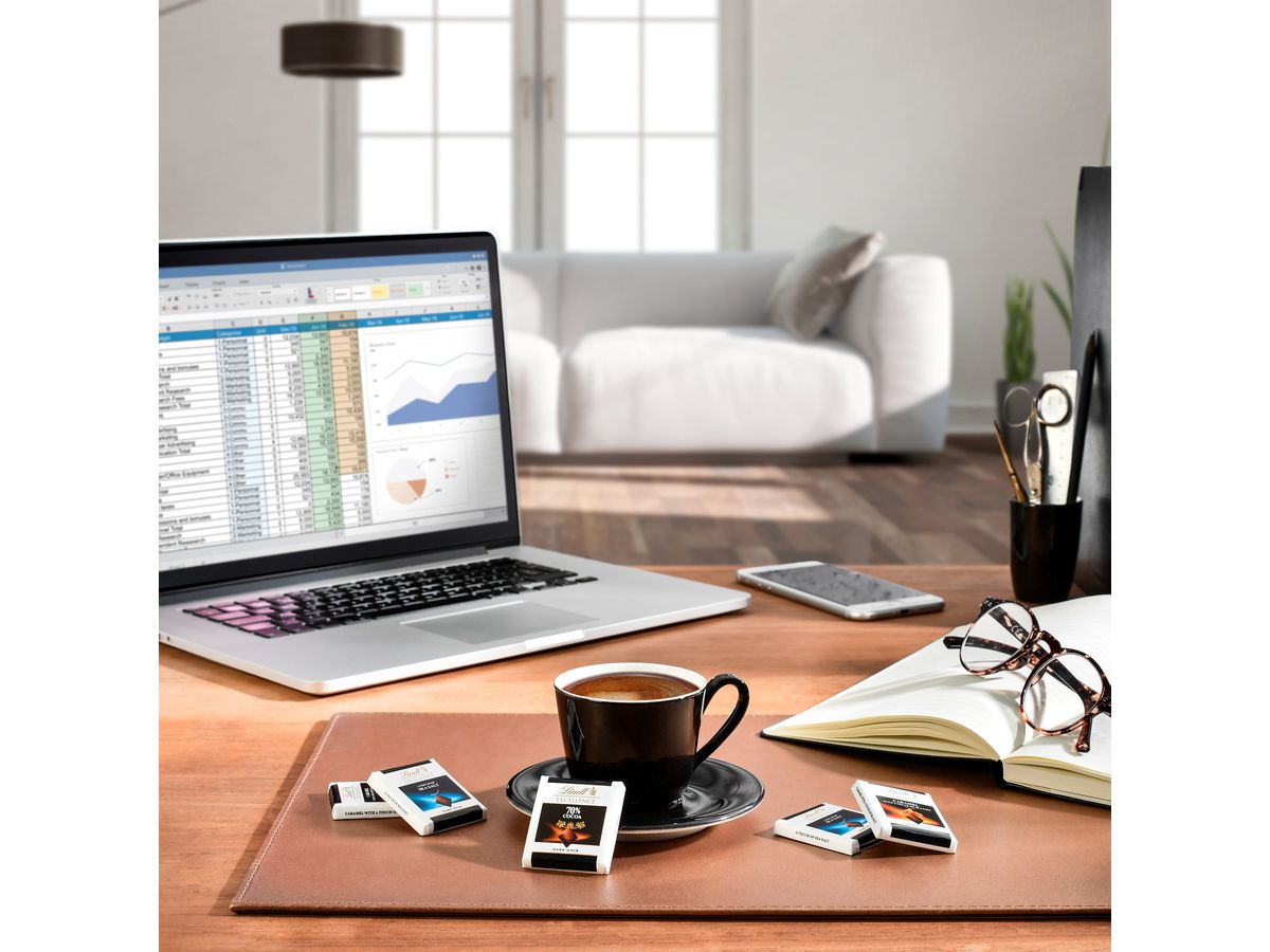 LINDT Excellence mini Scuro assort. 472751 Display da banco 1000g (7610400611787)