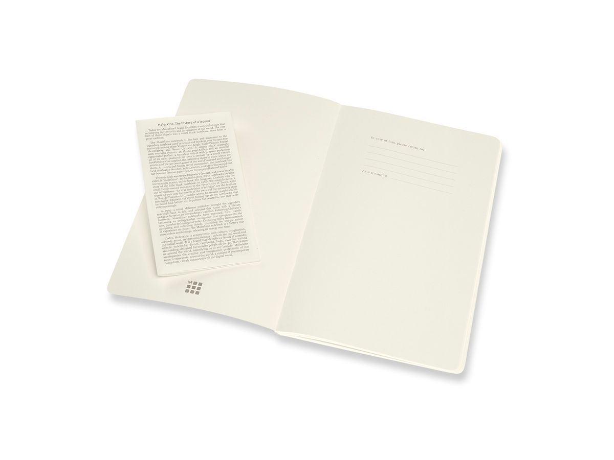 MOLESKINE Cahier 2x 21x13cm 620596 ligné,lilac/rouge,96p. (8058647620596)