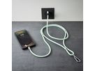 INTENSO Phone Lanyard Charg.Data Cable 7991007 2x USB-C, up to 1.65m green (4034303037131)
