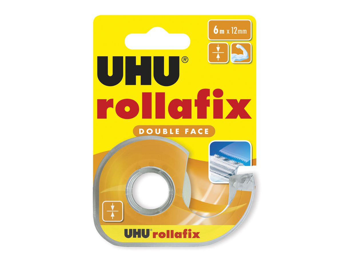 UHU Double Face Tape 6mx12mm 981016 Posterband (4026700369755)