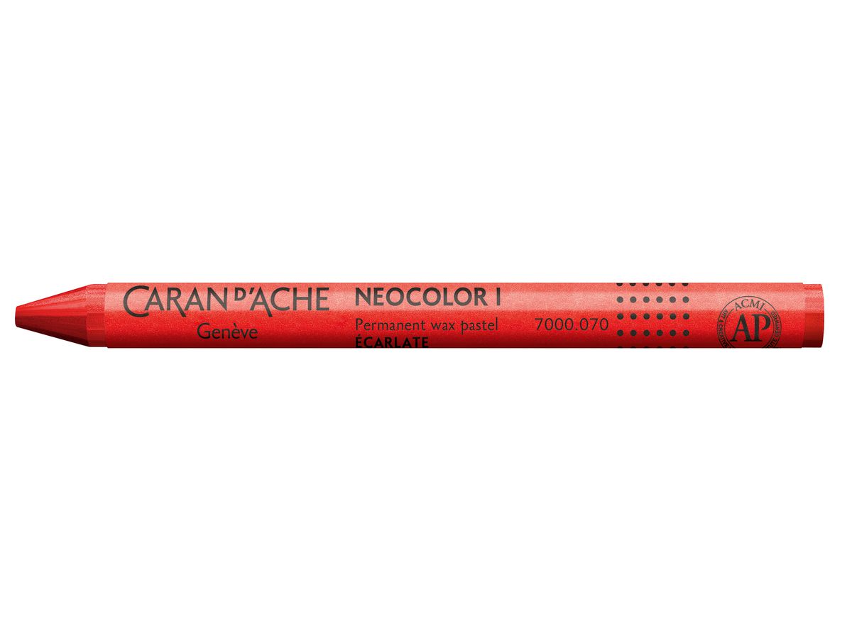 CARAN D'ACHE Crayons de cire Neocolor 1 7000.070 écarlate (7610186270130)