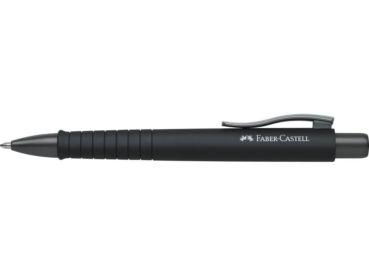 FABER-CASTELL Stylo à bille POLY BALL XB 241190 All Black (6933256634450)