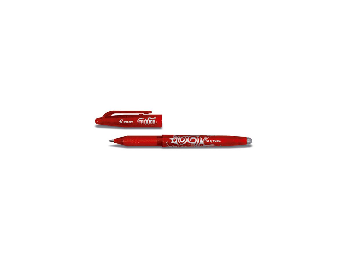 PILOT Roller FriXion Ball 0.7mm BL-FR7-R rosso, rechargeable, corrig. (4902505322716)