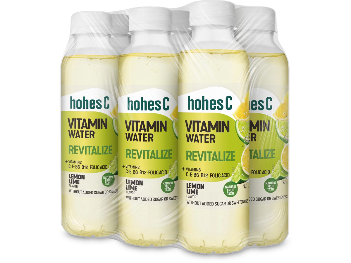 HOHES C Vitamin Water Revitalize 12614486 Lemon-Lime 50 cl, 6 pcs. (8445291707245)