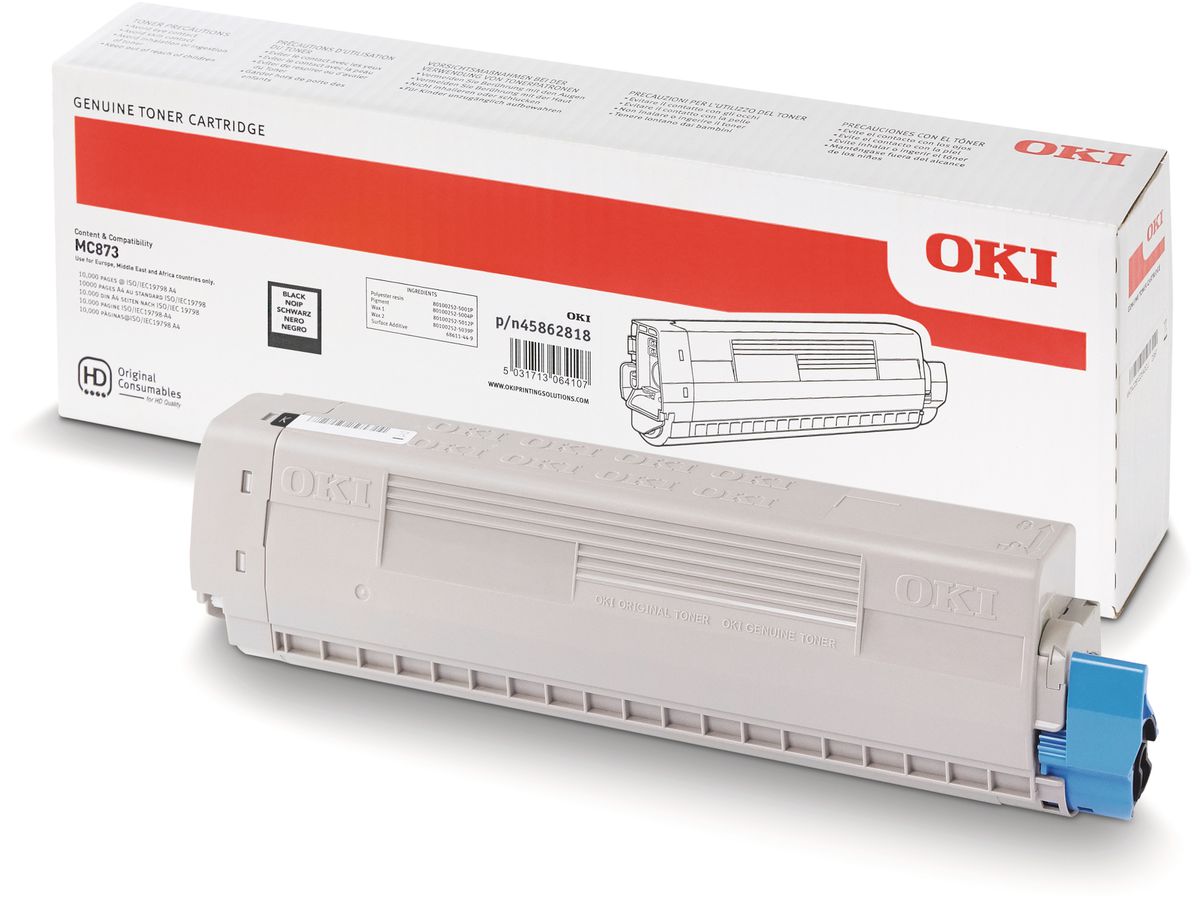 OKI Toner schwarz 45862818 MC873 15'000 Seiten (5031713064121)