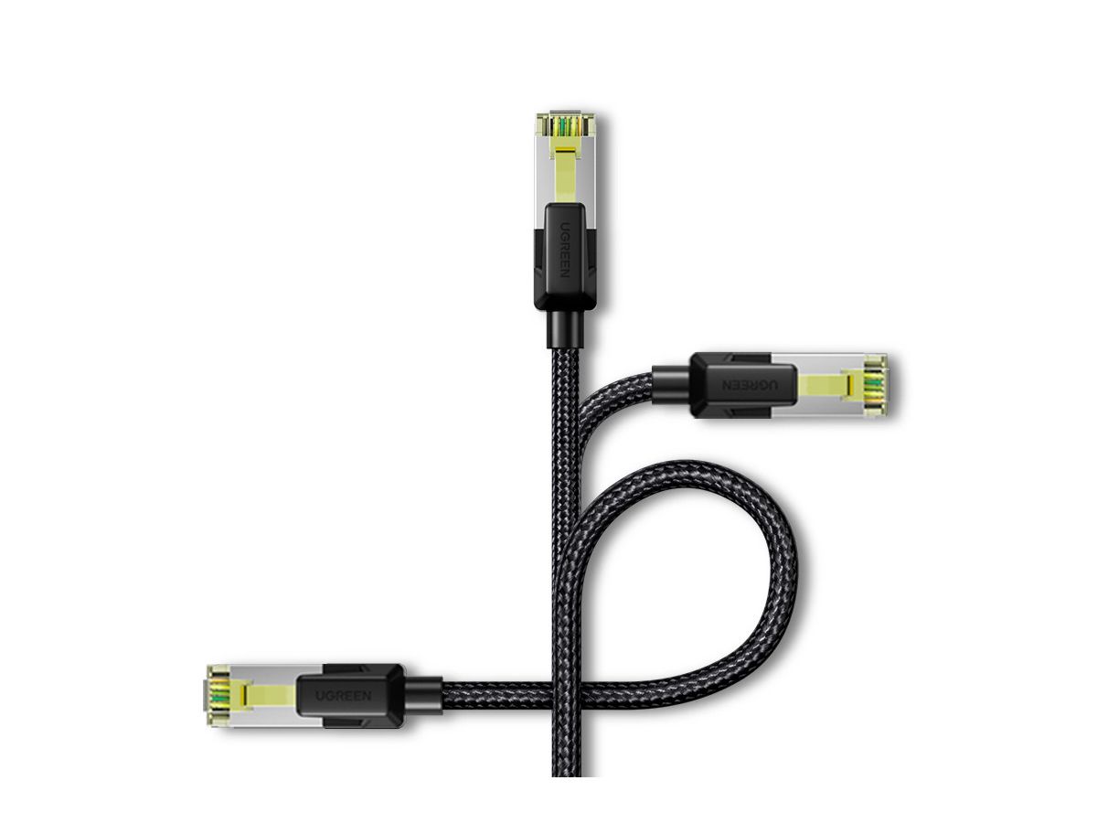 UGREEN Cable Cat 7 Ethernet 80423 Braided, 2m (BB) (6957303884230)