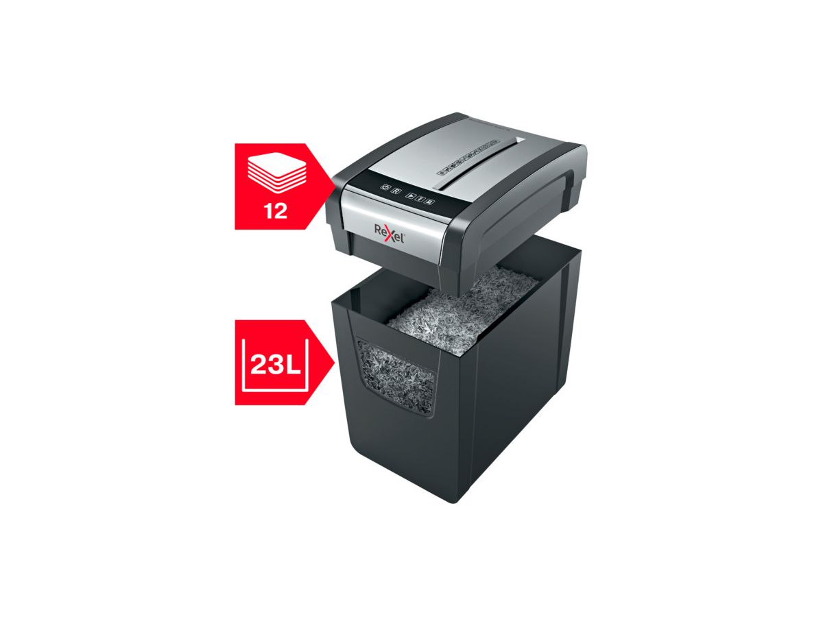 REXEL Destructeur docum. Momentum 2104574EU x312-SL, P-3, 23lt (5028252523332)