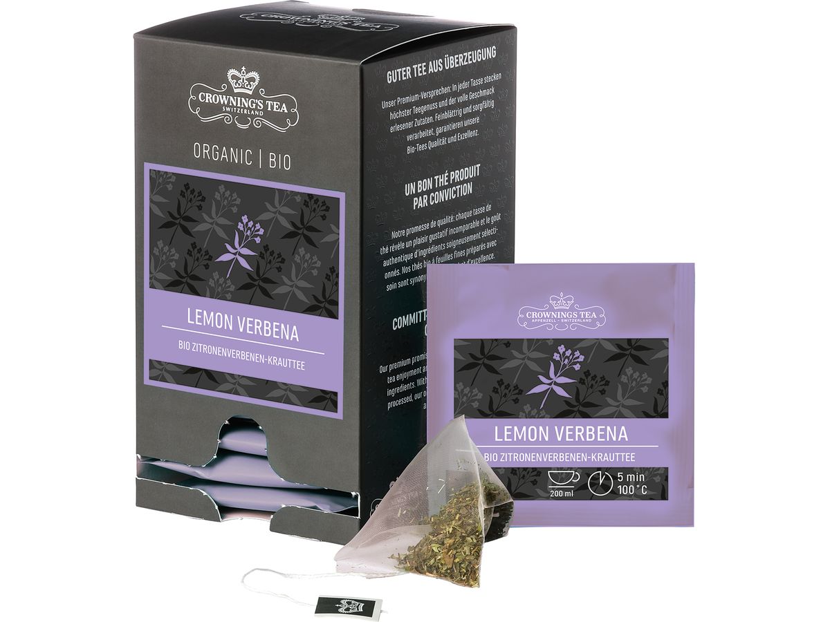 CROWNING'S Bio Lemon Verbena 106495 Pyramide 2 g, 15 pz. (7611259271269)