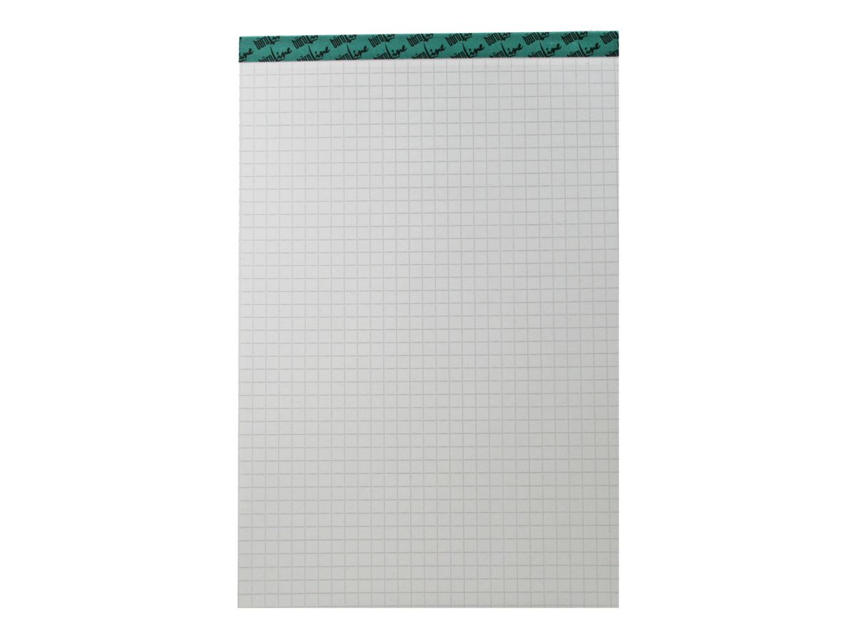 BÜROLINE Büroblock recycling A4 725272 kariert, 70g, 4mm 100 Blatt (7612532058621)