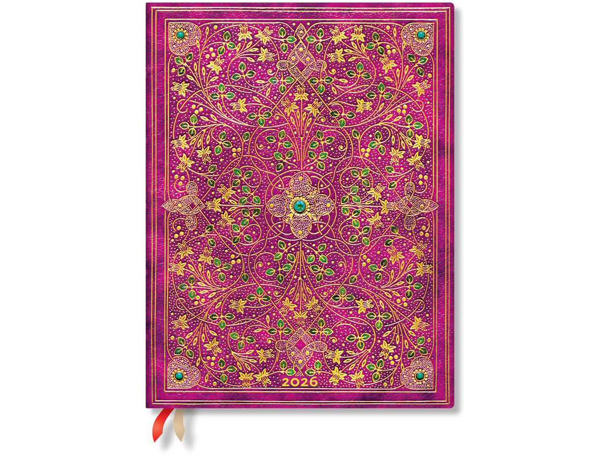 PAPERBLANKS Agenda Diamant. Thron. 2026 DD0639-9 1S/2P HOR Ultra HC TE 18x23cm (9780349706399)