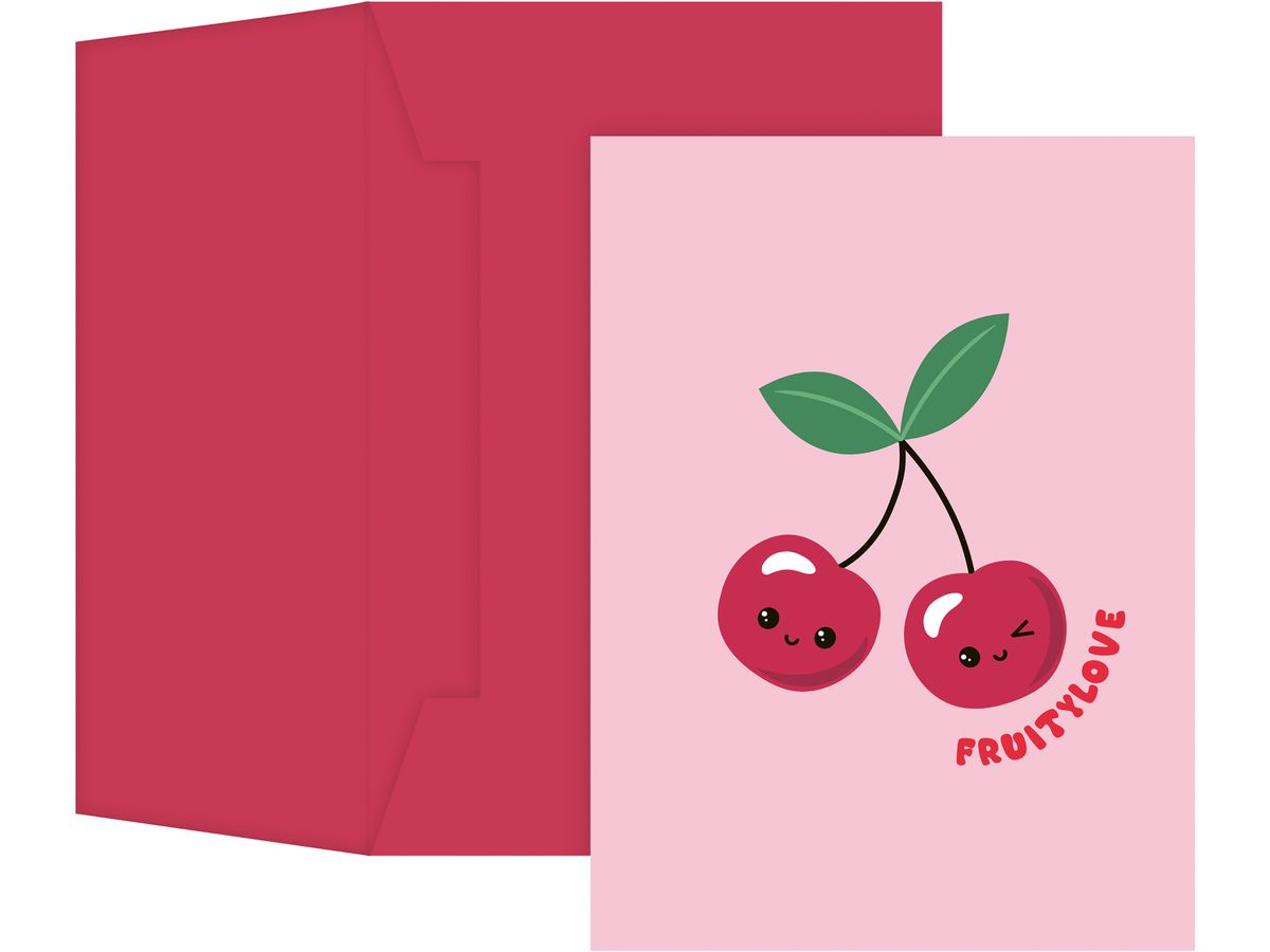 STEWO Carte de vux Yumi A6 2581507525 rose (7630050894637)