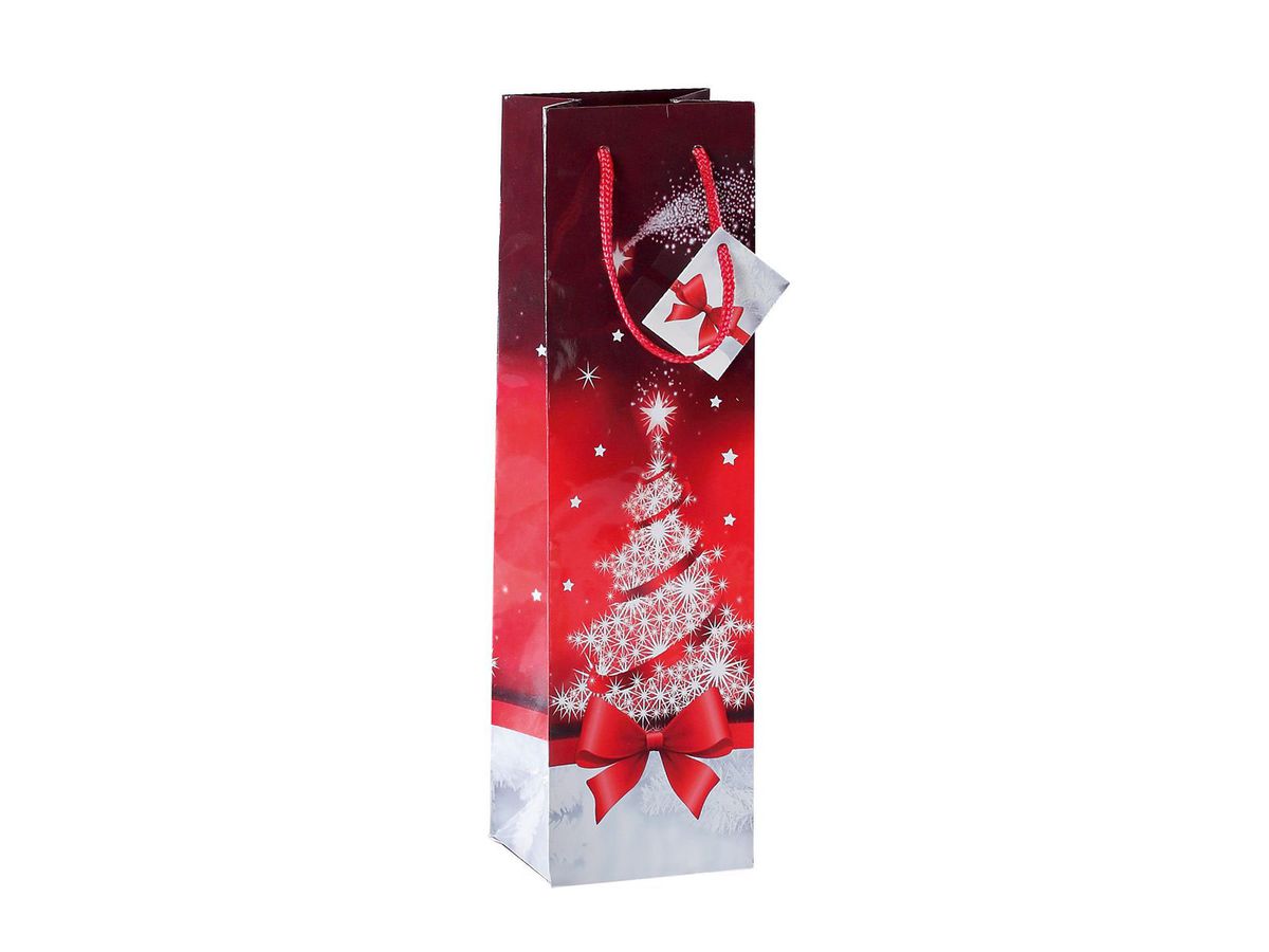SIGEL Sac cadeau Sparkling Tree GT024 glossy 100x350x80mm 5 pcs. (4004360858482)