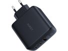 AUKEY OmniaMix II 65W GaN PD PA-B6T BK 3-Port, Wall Charger Black (0689323784783)