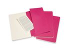 MOLESKINE Carnet carton 3x L/A5 629681 en blanc, pink, 80 pages (8058647629681)