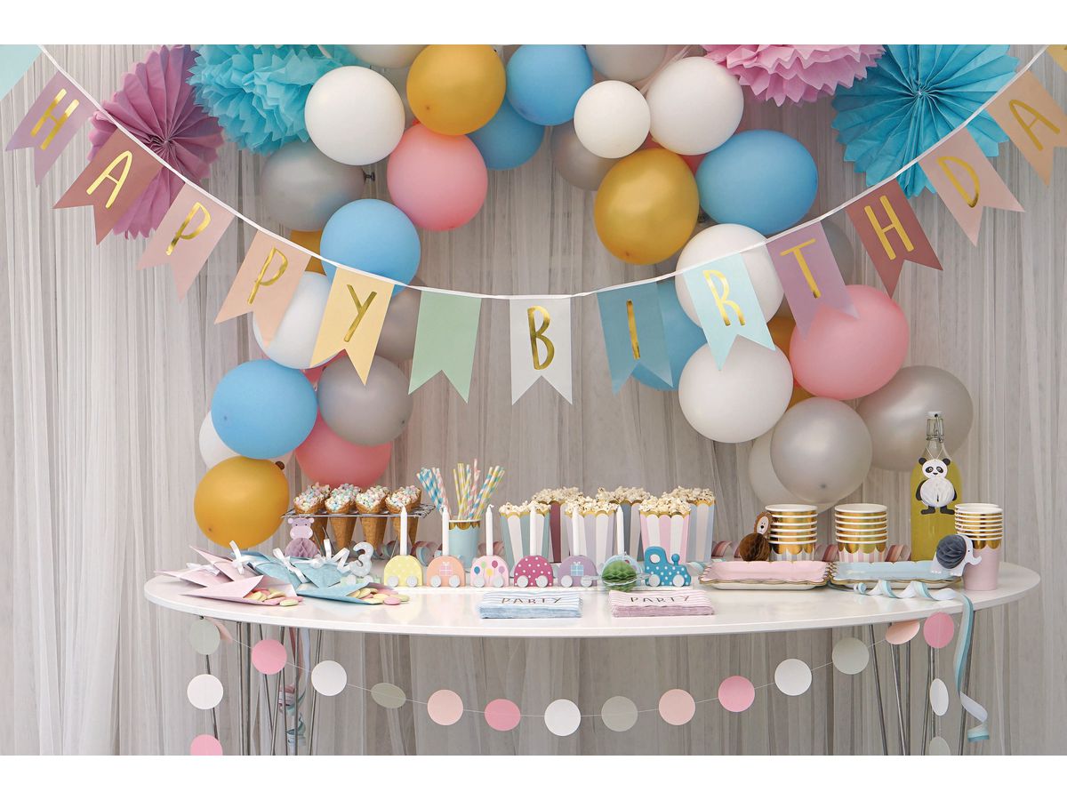 JABADABADO Zug mit Kerzen T271 farbig, Zahlen 0-9 (7332599002718)