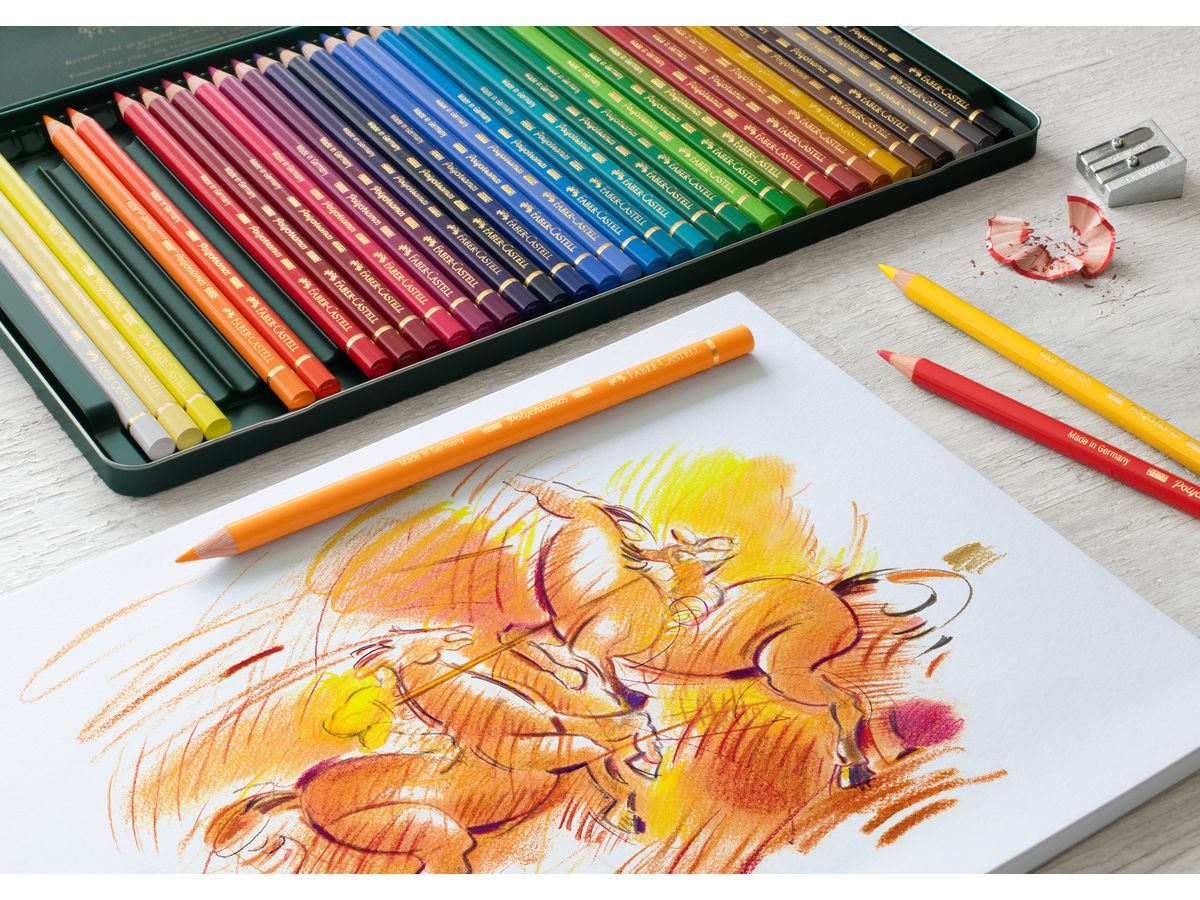 FABER-CASTELL Matita colorata Polychromos 110036 36 pz., Busta (4005401100362)