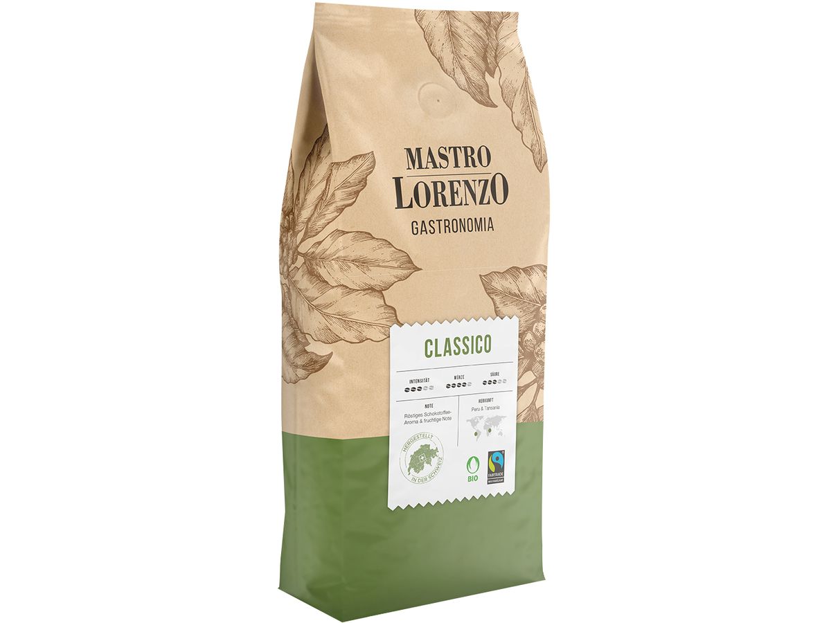 MASTRO LORENZO Kaffee Classico Bioknospe 4090512 1kg (8711000868300)