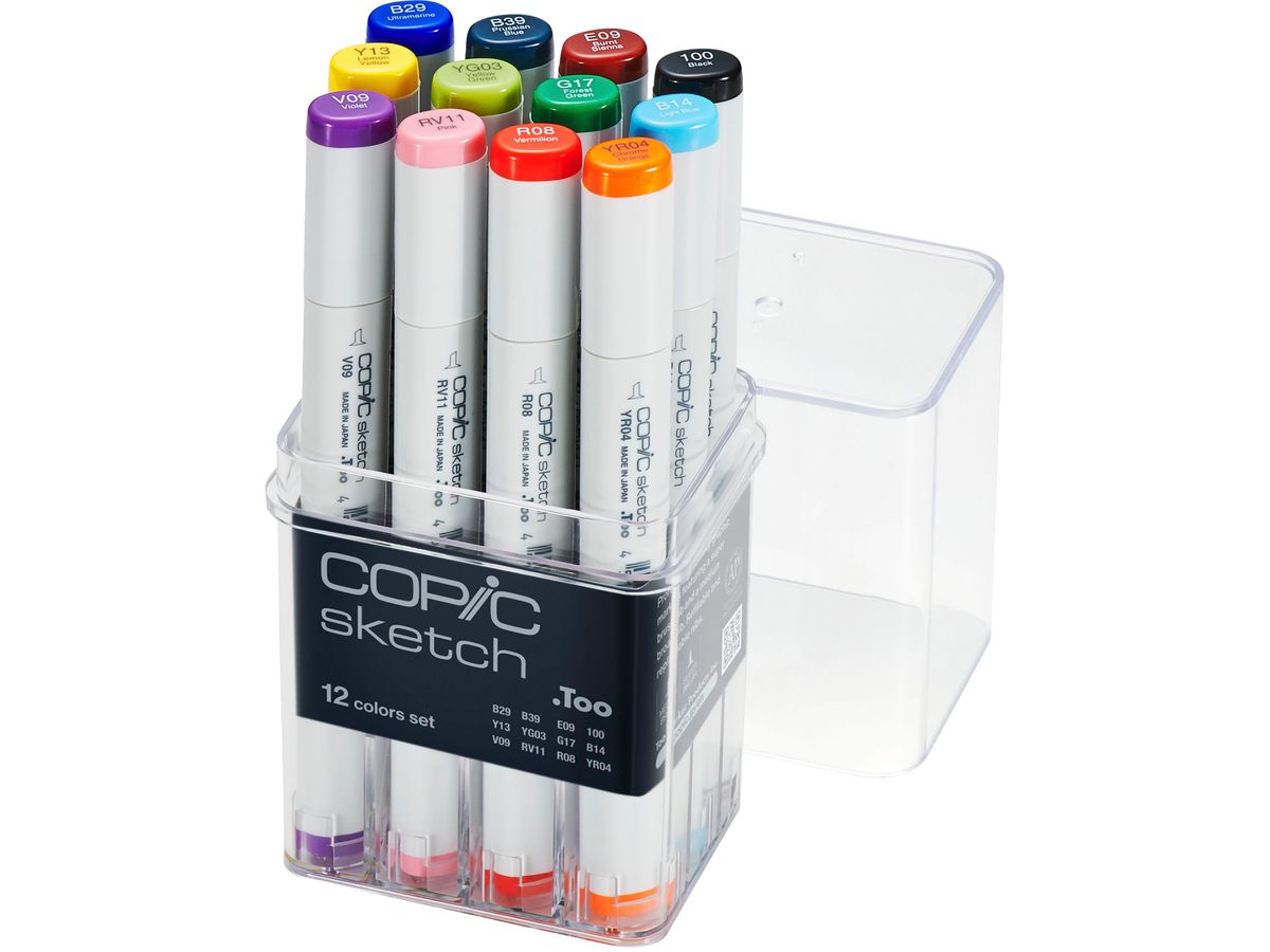 COPIC Marker Sketch 2107502 Set, 12 pcs. (4511338063149)