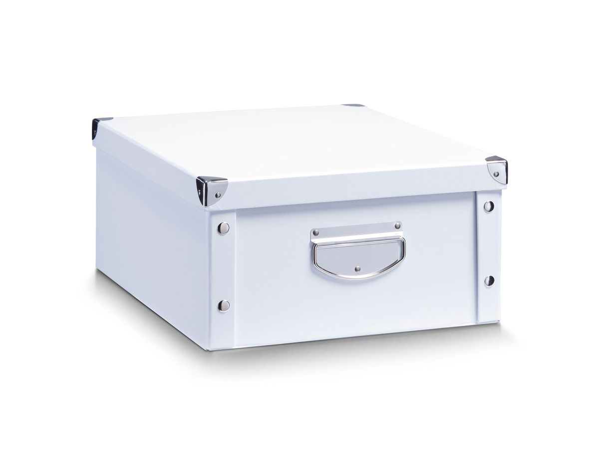 ZELLER Boîte de rangement 22lt 17764 blanc 40x33x17cm (4003368177649)