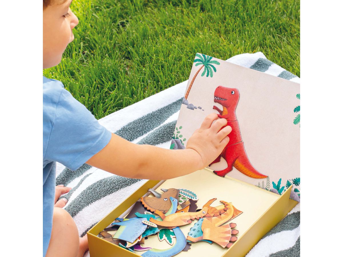 APLI KIDS Magnetspiel Dino 19233 52-teilig (8410782192336)