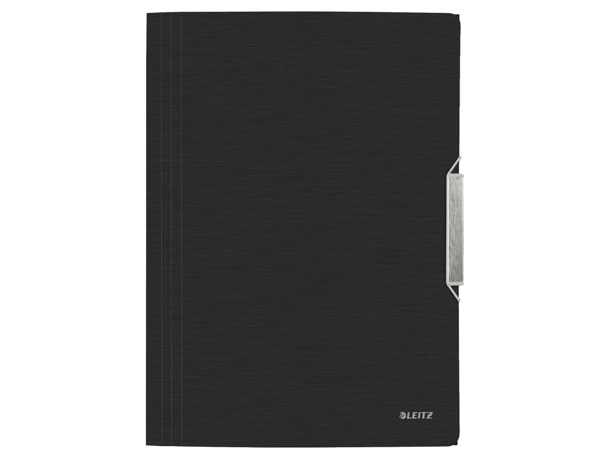 LEITZ Dossier archivio Style PP A4 39770094 raso nero 150 fogli (4002432108022)