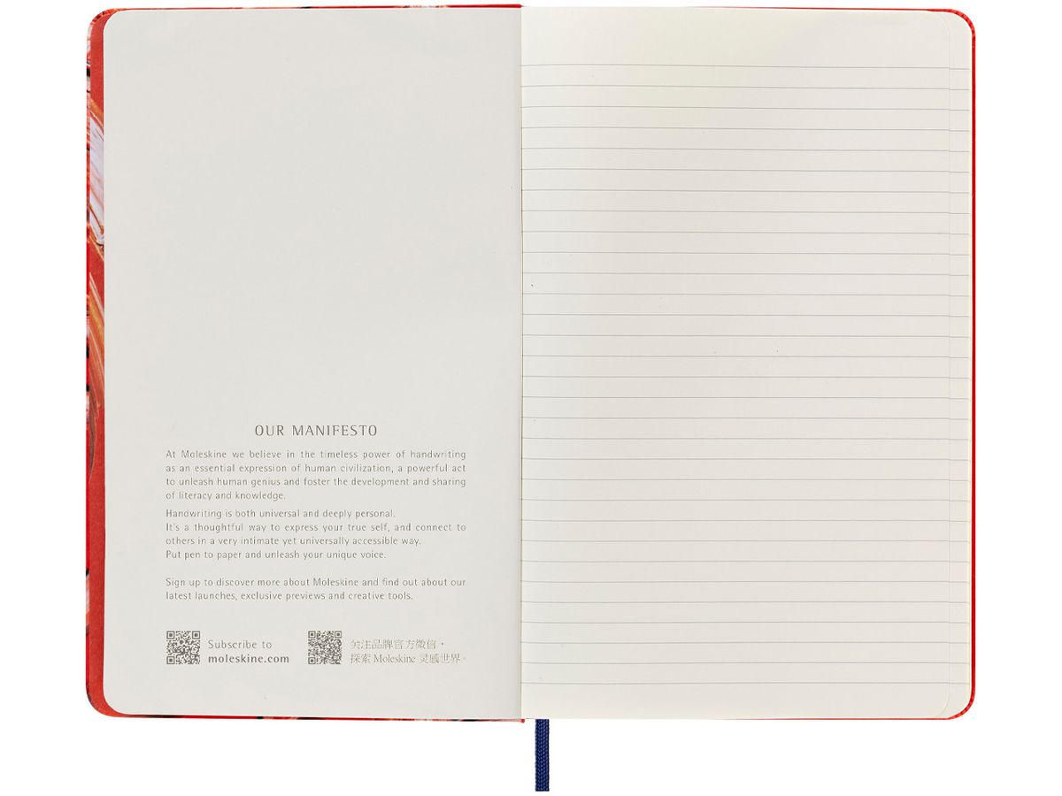 MOLESKINE Carnet TIGER 13x21cm 56420858532 rouge, ligné, 240 page, HC (8056420858532)