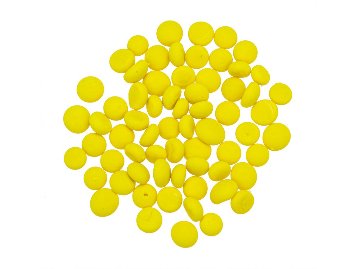 GLOREX Couleur cire 5g 68613210 jaune néon en pastilles (7610877600840)