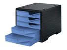 STYRO Styroswingbox 275-8430.629 noir/cornflower 5 tiroirs (7612176086356)