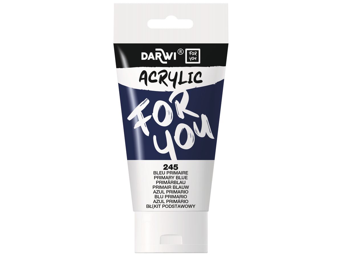 DARWI Acrylfarbe 75ml DF5150075245C Primär blau (5411711463926)