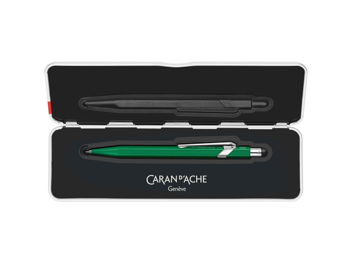 CARAN D'ACHE Porta-ricarica 849 Colormat-X 844.734 verde, Slimpack (7630002359627)