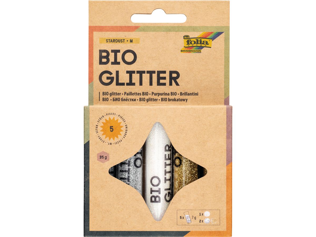 FOLIA Mix di brillantini BIO M 57811 Stardust (4001868133431)