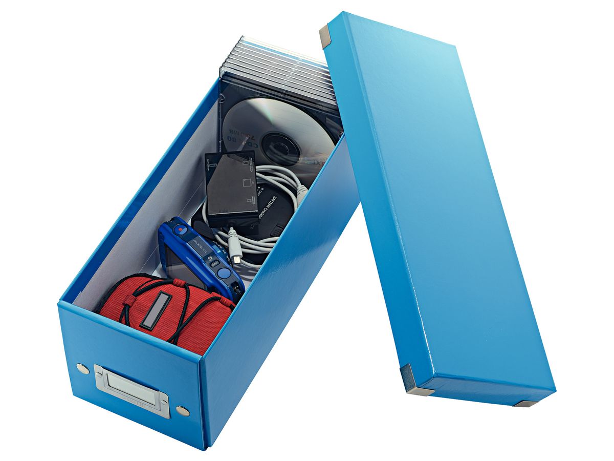 LEITZ Click&Store CD-Box 60410036 bleu 145x135x360mm (4002432398034)