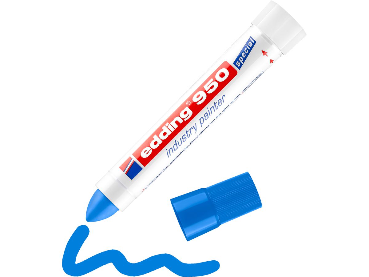 EDDING Industrial Marker 950 10mm 950-3 blu (4004764019663)