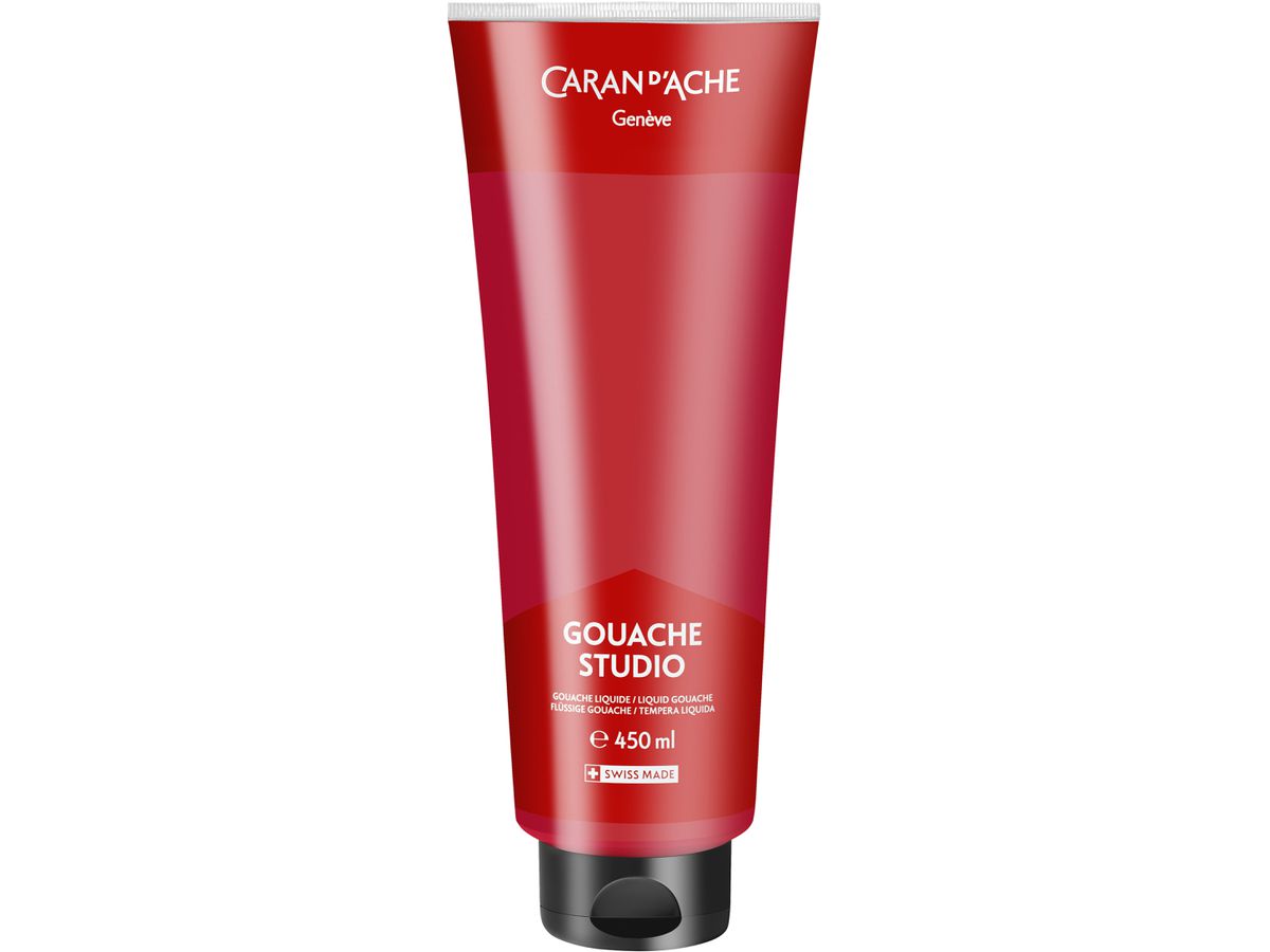CARAN D'ACHE Colore opaco Gouache 450ml 2340.080 carminio, Studio (7630002358224)