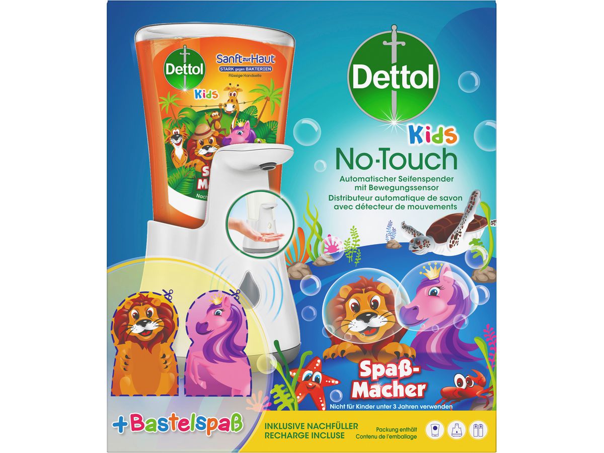 DETTOL No-Touch Kids Starter Set 3077933 Grapefruit 250ml (4002448117414)