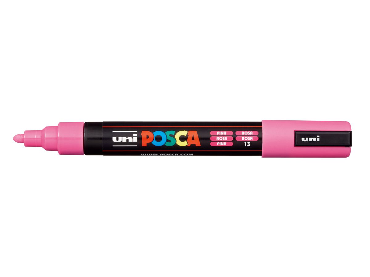 POSCA Marker 1.8-2.5mm PC-5M PINK rosa, Rundspitze (4902778916179)