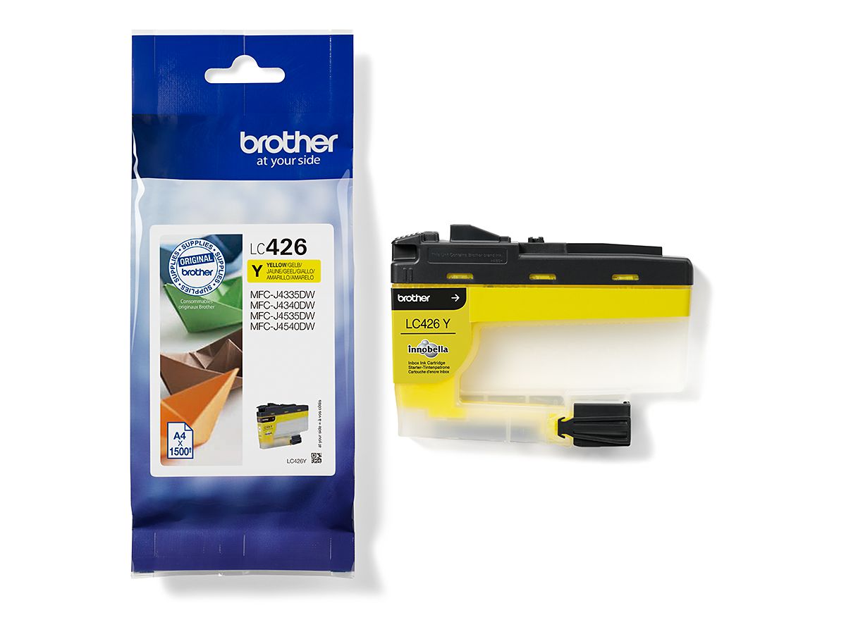 BROTHER Cartouche d'encre yellow LC-426Y MFC-J4335 1500 pages (4977766809504)