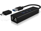 ICY BOX USB Hub & Gigabit Eth. LAN IB-HUB1419-LAN 3x USB-A (4250078171805)
