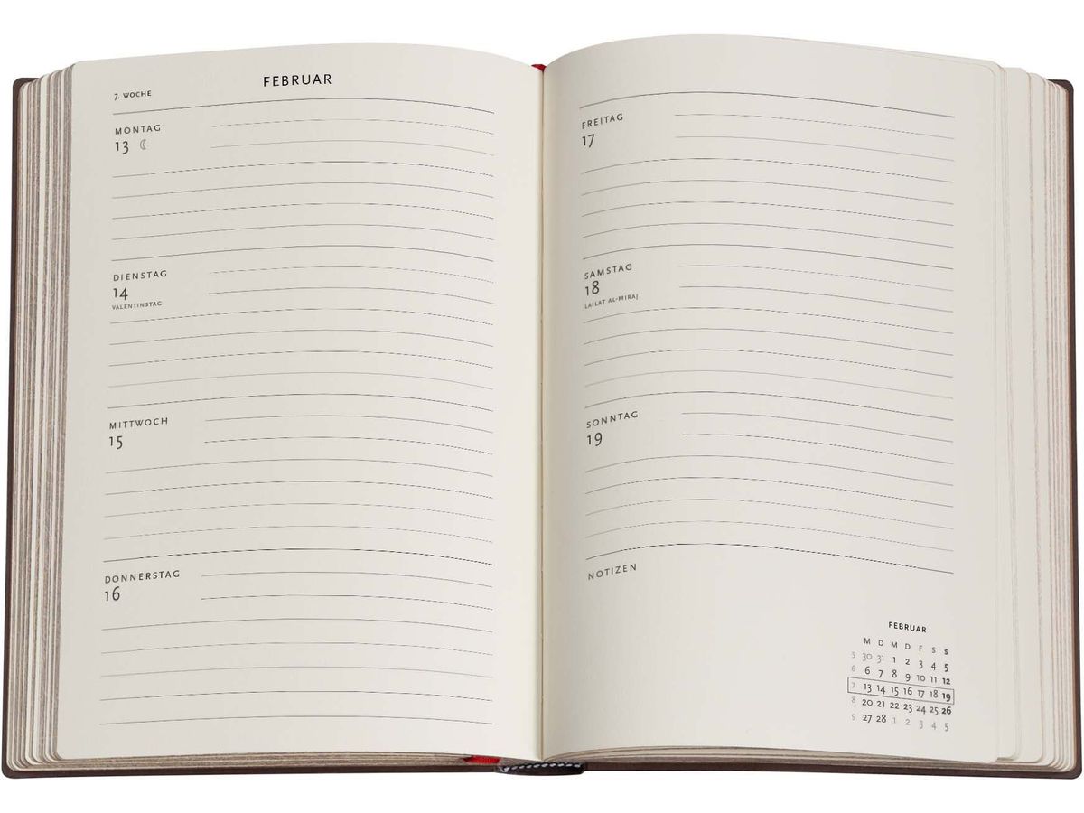 PAPERBLANKS Agenda Blühende Poesie 2026 DD0595-8 1S/2P HOR Midi HC AL 13x18cm (9780349705958)