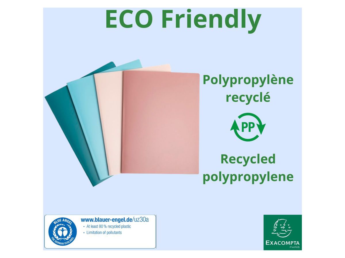 EXACOMPTA Livre présentation A4 86470E assorti 40 sleeves (3130630864707)