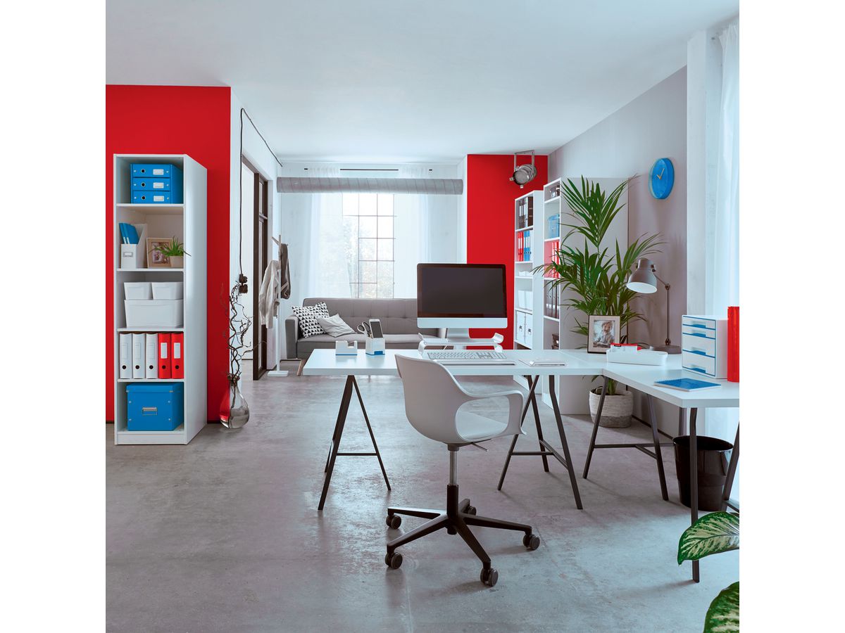 LEITZ Heftgerät NEXXt WOW 5528 5528-10-26 rot 10 Blatt (4002432135486)